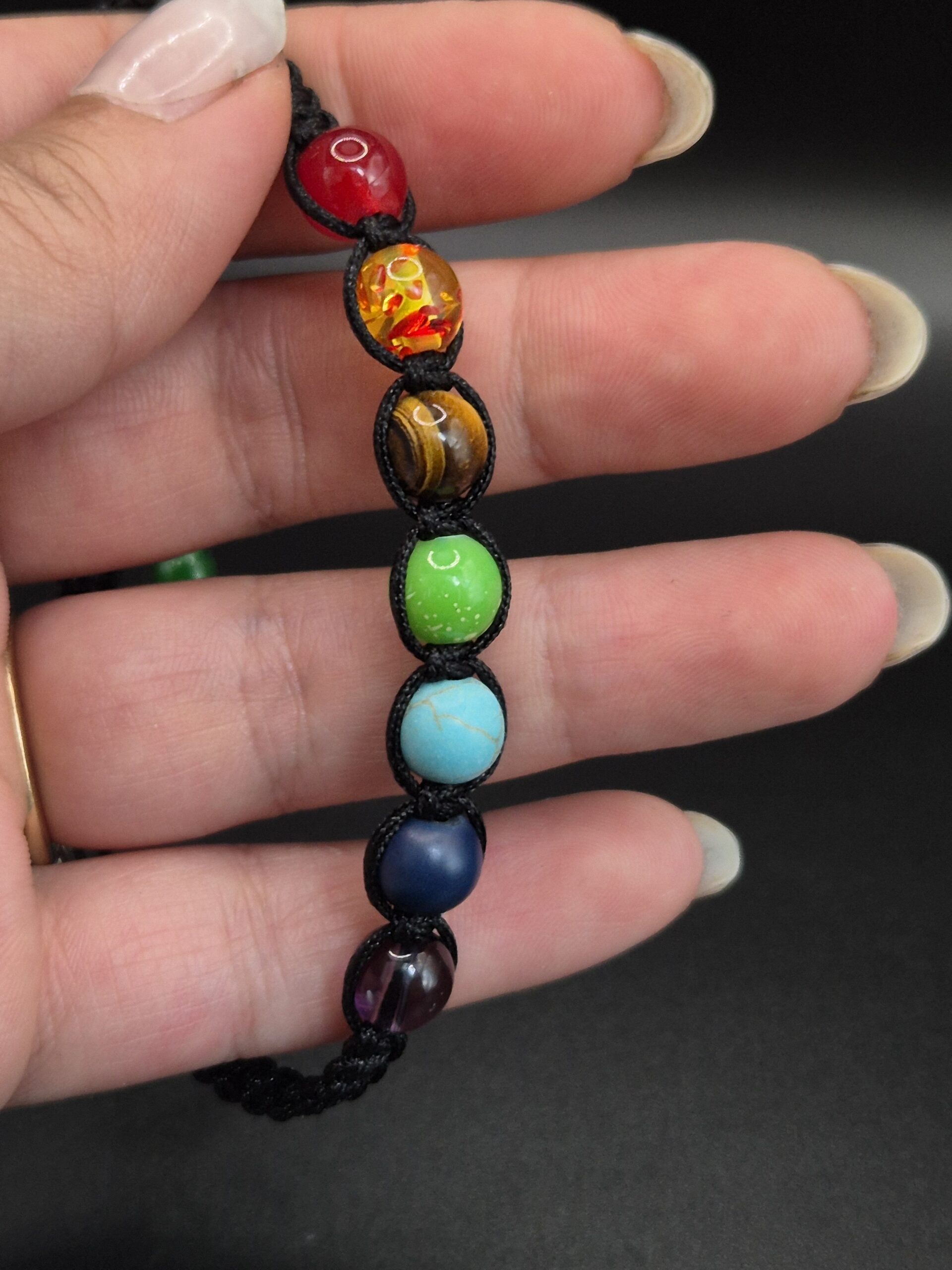 "Yoga" 7 Chakren Armband – Bild 3