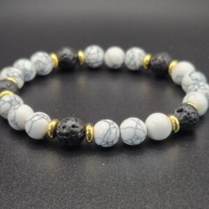 Perlenarmband "stille Tiefe"